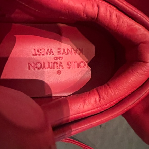 Louis Vuitton x Kanye West Dons Red LV 7 1/2 - Picture 8 of 11